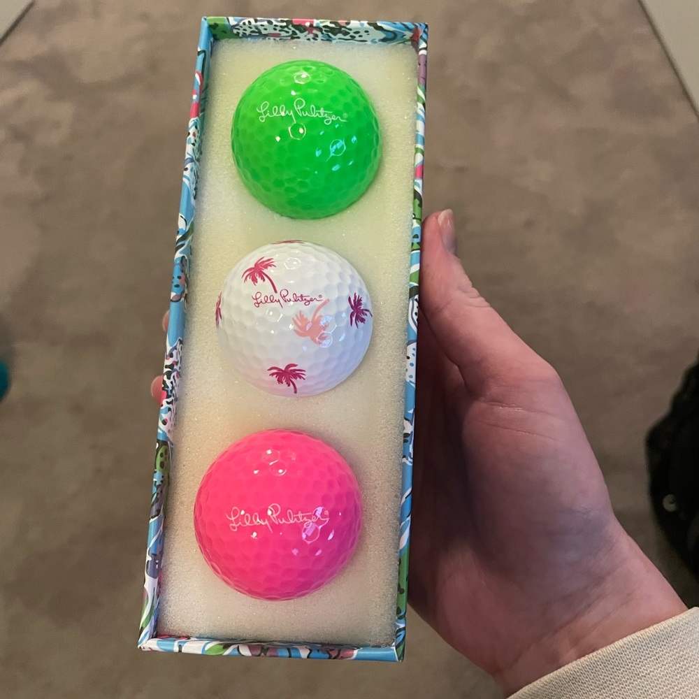 NIB Lilly Pulitzer Golf Balls